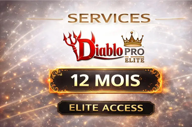 Diablo Pro Elite | Elite Access 12 mois