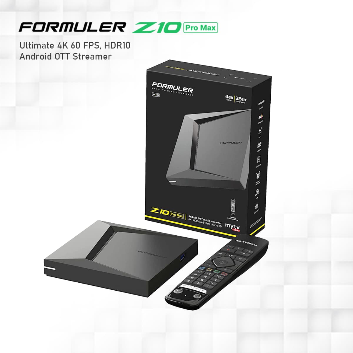 Formuler Z10 Pro Max – Boîtier 4K