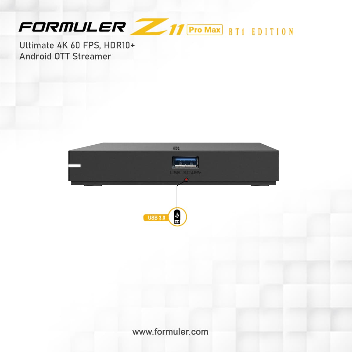 Formuler Z11 Pro Max – Boîtier 4K – vue 3